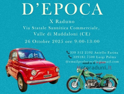 10° RADUNO AUTO E MOTO D’EPOCA