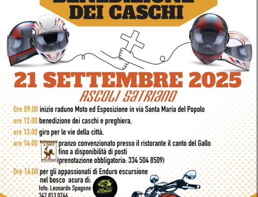 MOTO BENEDIZIONE DEI CASCHI