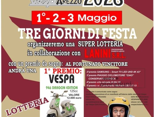 25° RADUNO INTERNAZIONALE VESPAREZZO 2026