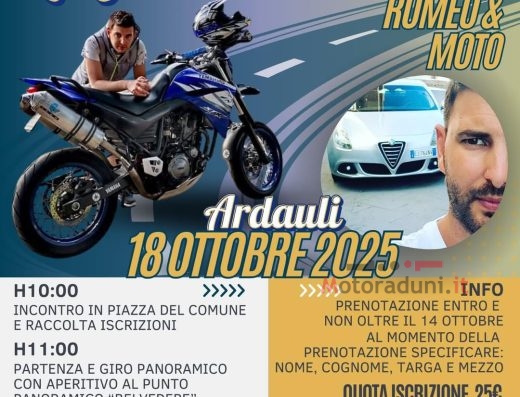 3° MEMORIAL LUIGI PINNA – RADUNO ALFA ROMEO & MOTO