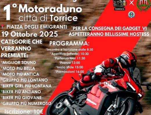 1° MOTORADUNO CITTA’ DI TORRICE