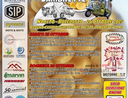UNDICESIMO VESPETTE IN BRODO + LAMBRETTE