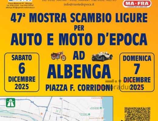 47ª MOSTRA SCAMBIO LIGURE PER AUTO E MOTO D’EPOCA