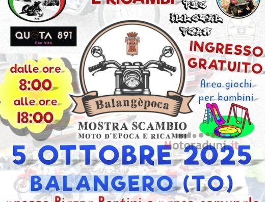 5° MOSTRA SCAMBIO MOTO D’EPOCA E RICAMBI