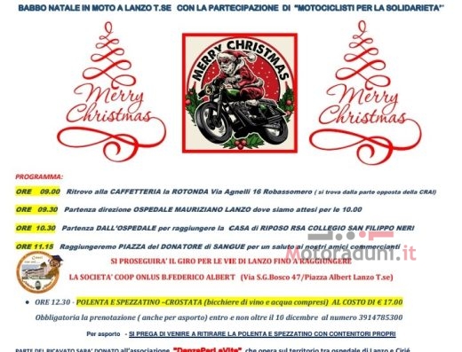 BABBO NATALE IN MOTO