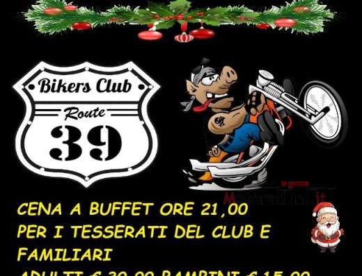CENA DI NATALE BIKERS CLUB ROUTE 39