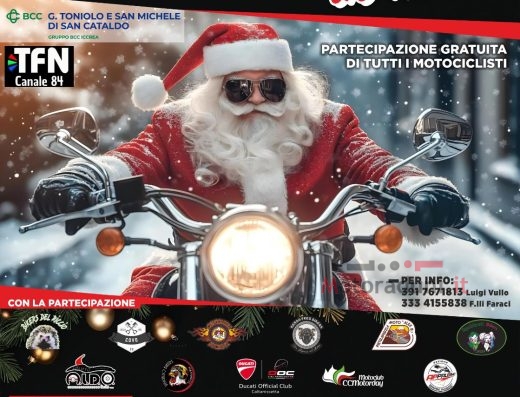 BABBO NATALE IN MOTO