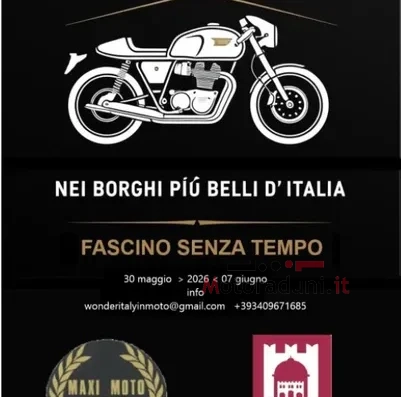 MILLE MIGLIA IN MOTO NEI BORGHI PIÙ BELLI D’ITALIA