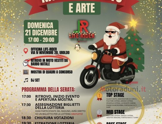 NATALE IN MOTO E ARTE