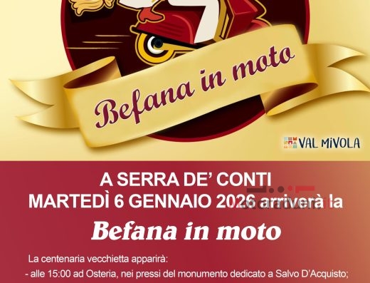 BEFANA IN MOTO