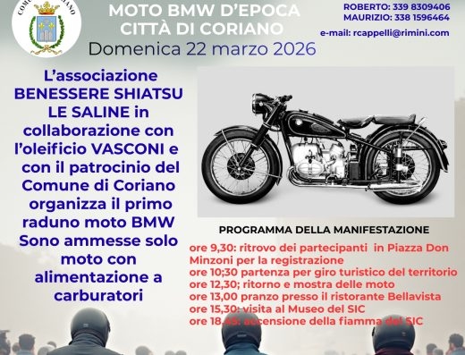 1° RADUNO MOTO BMW D’EPOCA CITTÀ DI CORIANO