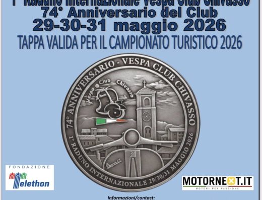 1° RADUNO INTERNAZIONALE VESPA CLUB CHIVASSO