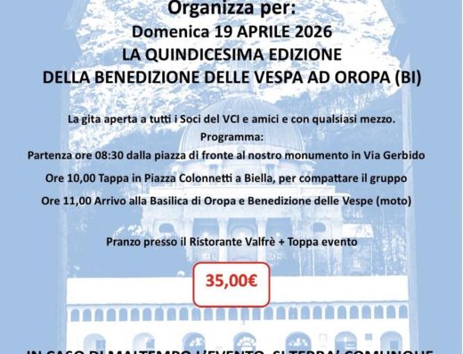 15^ BENEDIZIONE DELLE VESPA AD OROPA