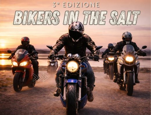 BIKERS IN THE SALT