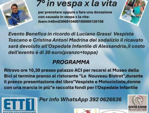 7° IN VESPA PER LA VITA