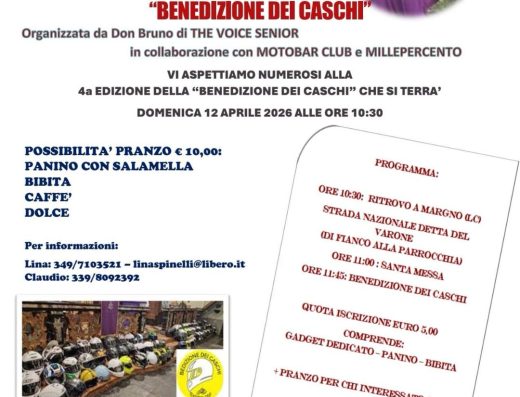 4a EDIZIONE BENEDIZIONE DEI CASCHI