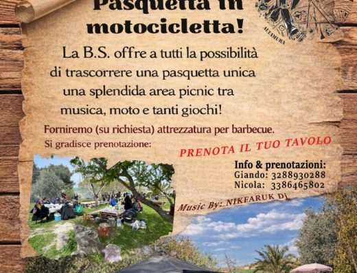 PASQUETTA IN MOTOCICLETTA