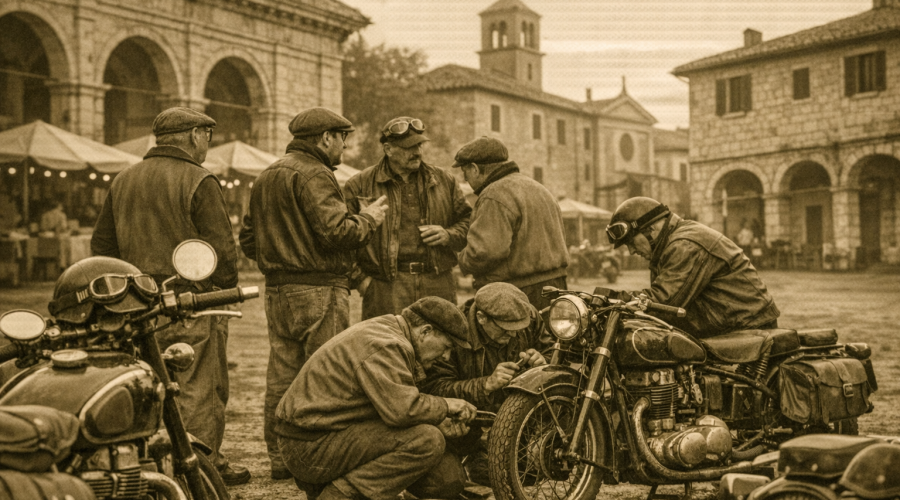 DALLE OFFICINE ALLE PIAZZE, LA NASCITA DEI MOTORADUNI
