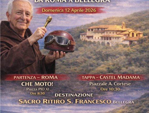 BENEDIZIONE DEI CASCHI – da Roma a Bellegra