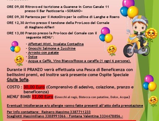 3° MOTOGIRO INSIEME PER GIULI@SOFIA