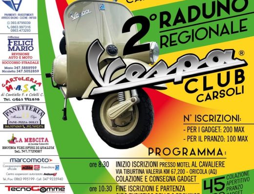 2° RADUNO REGIONALE VESPA CLUB CARSOLI