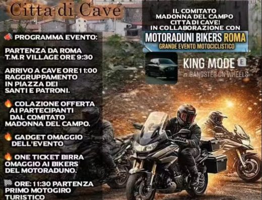 1° MOTORADUNO CITTÀ DI CAVE