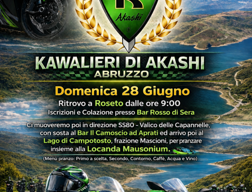 MOTORADUNO KAWALIERI DO AKASHI ABRUZZO