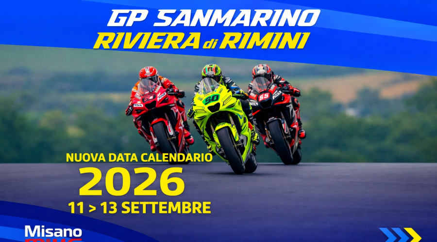 GRAN PREMIO RED BULL DI SAN MARINO E DELLA RIVIERA DI RIMINI 11-13 settembre 2026
