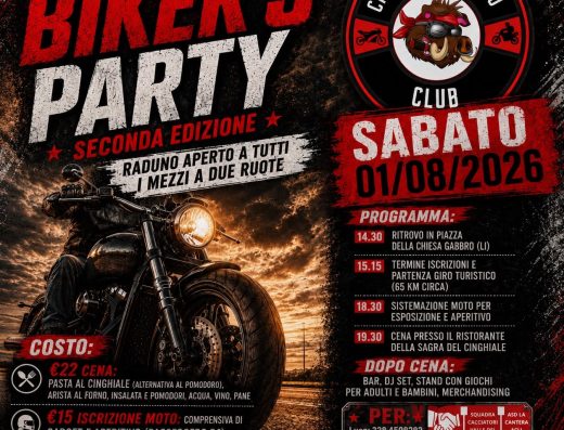 THE BIKER’S PARTY – SECONDA EDIZIONE