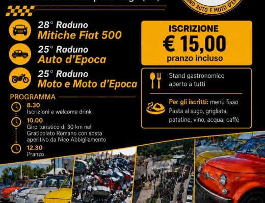 RADUNO AUTO E MOTO D’EPOCA FESTA DEL VIN