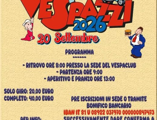 18° VESPAZZI 2026