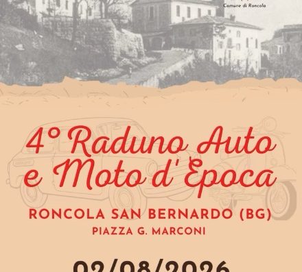 4ª EDIZIONE RADUNO DI AUTO E MOTO D’EPOCA