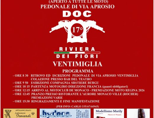 17° MOTORADUNO DOC RIVIERA DEI FIORI