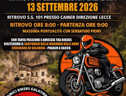 IN MOTO A CERCHIARA DI CALABRIA