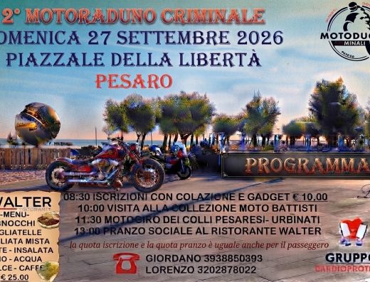2° MOTORADUNO CRIMINALE