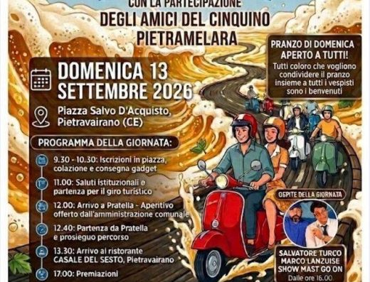 PIETRAVAIRANO IN VESPA – QUARTO RADUNO