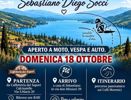 GITA SUI COLLI MORENICI IN MEMORIA DI SEBASTIANO DIEGO SOCCI