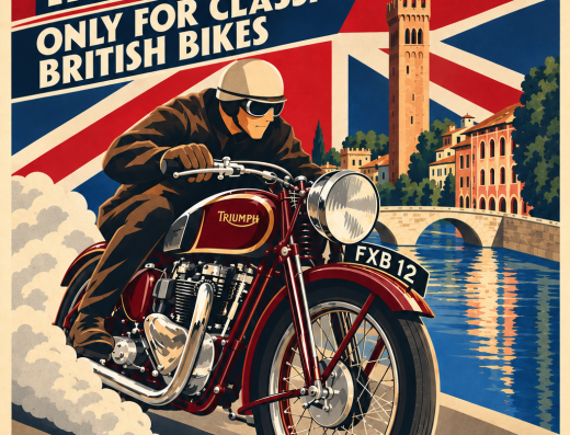 “SMOKE IN THE HILLS” – ONLY FOR CLASSIC BRITISH BIKES