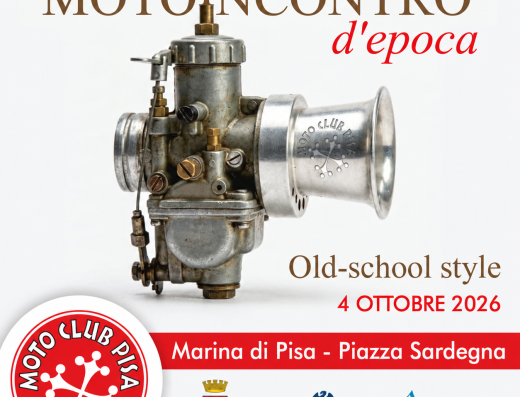 MOTO INCONTRO D’EPOCA DEL LITORALE PISANO