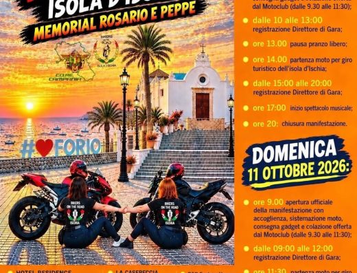 III° MOTORADUNO REGIONALE “BIKERS ON THE ROAD” ISOLA D’ISCHIA” – MEMORIAL ROSARIO
