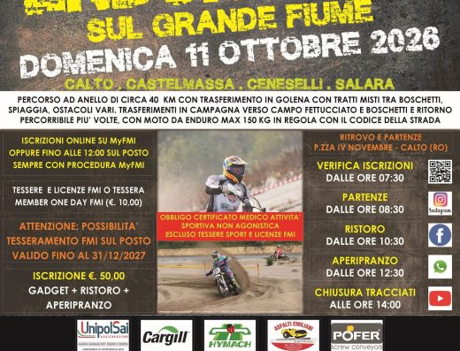 ENDURANDO SUL GRANDE FIUME