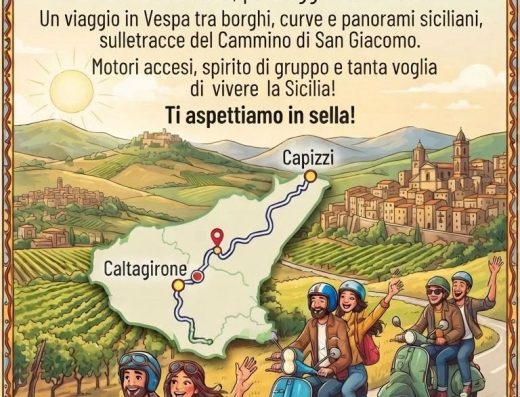 1° CAMMINO DI SAN GIACOMO IN VESPA